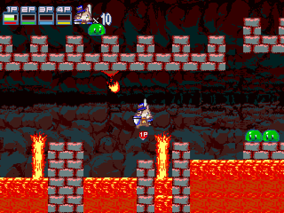 ポップな見た目通りに軽いタッチのアクション。しかし2日で作ったとは思えないクオリティとバランスに驚かされる