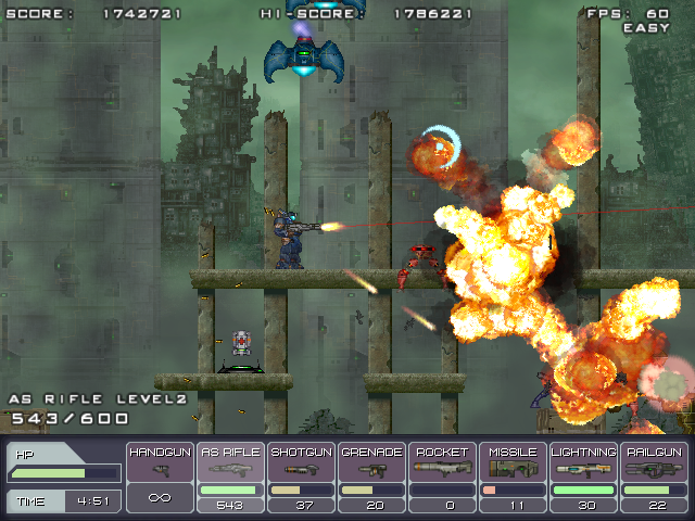 秘密組織のロボパイロットになり、凶悪犯罪を解決するアクションシューティングゲーム