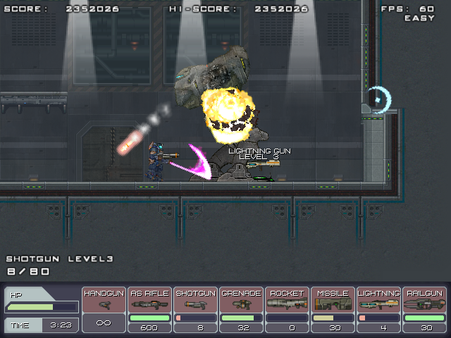 敵機に触れてもダメージにはならないので、あえて密着してブレードで斬るのも手だ