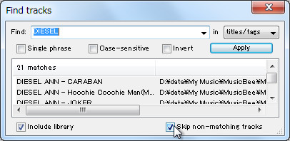 検索ダイアログ