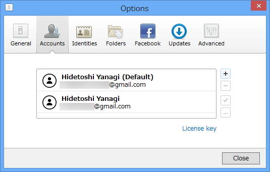 待望のマルチアカウント機能がサポートされる