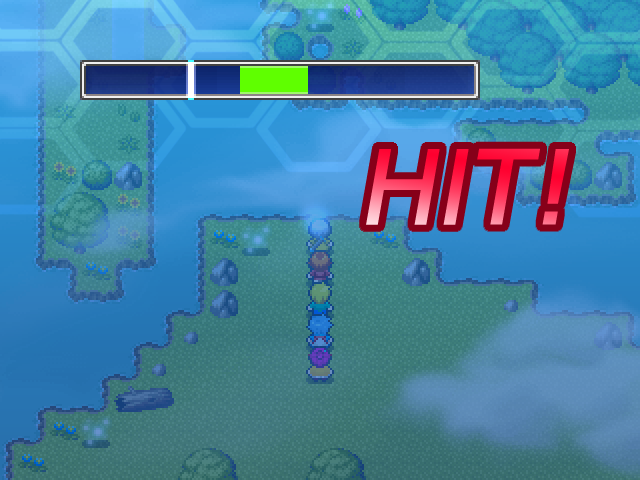 釣りはタイミングを合わせてボタンを押すミニゲームとなっている