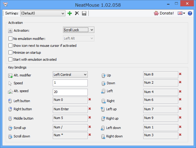 「NeatMouse」v1.02.058