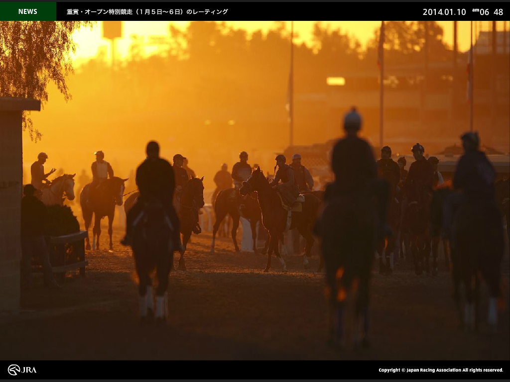 「2014年ＪＲＡオフィシャルスクリーンセーバー」