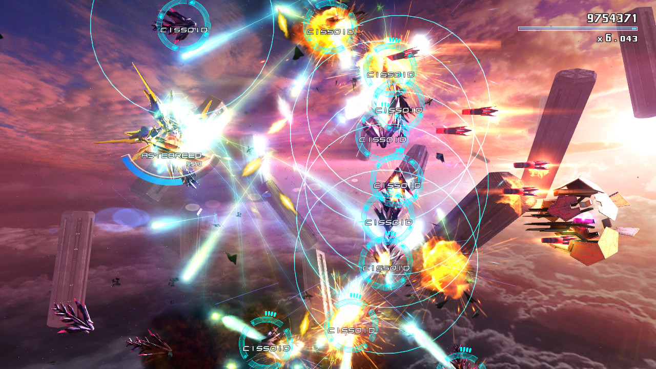 多数の敵をロックオンして一気に片づける