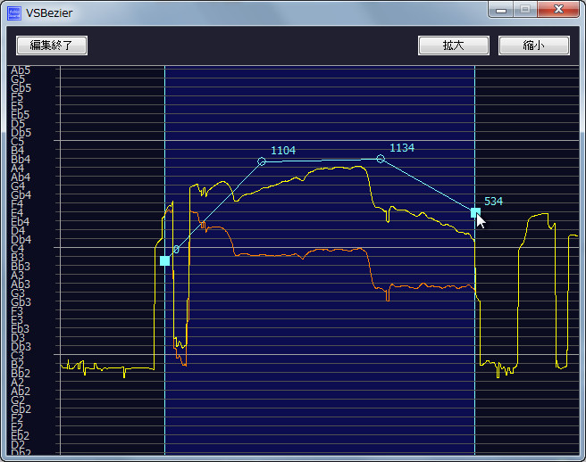 「VSBezier」プラグイン