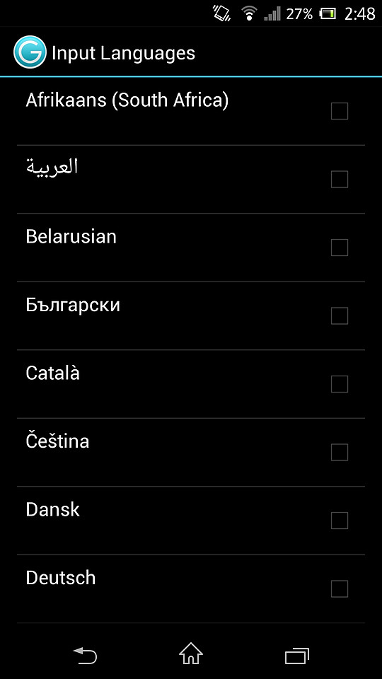 英語と日本語以外の言語のキーボードも追加して使用できる