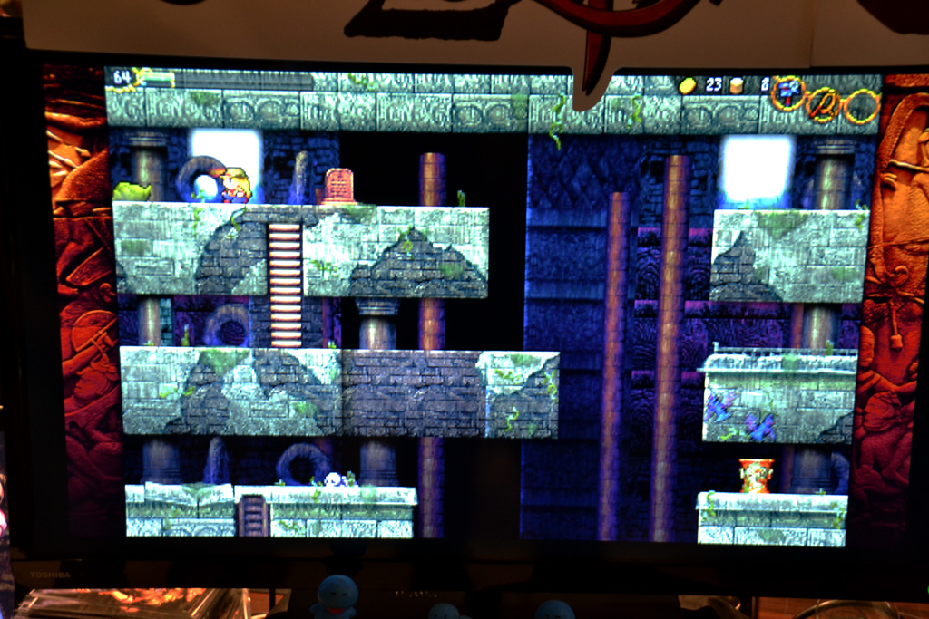 しゃがみを覚えた「LA-MULANA2」の主人公