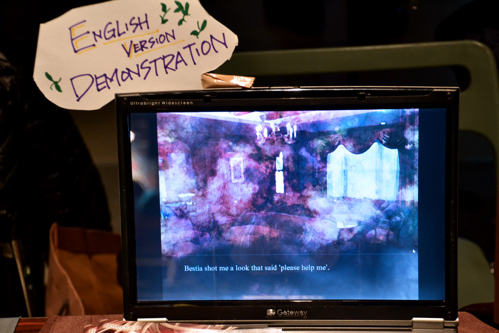 開発中の英語版。特に違和感ない形で差し替えられている