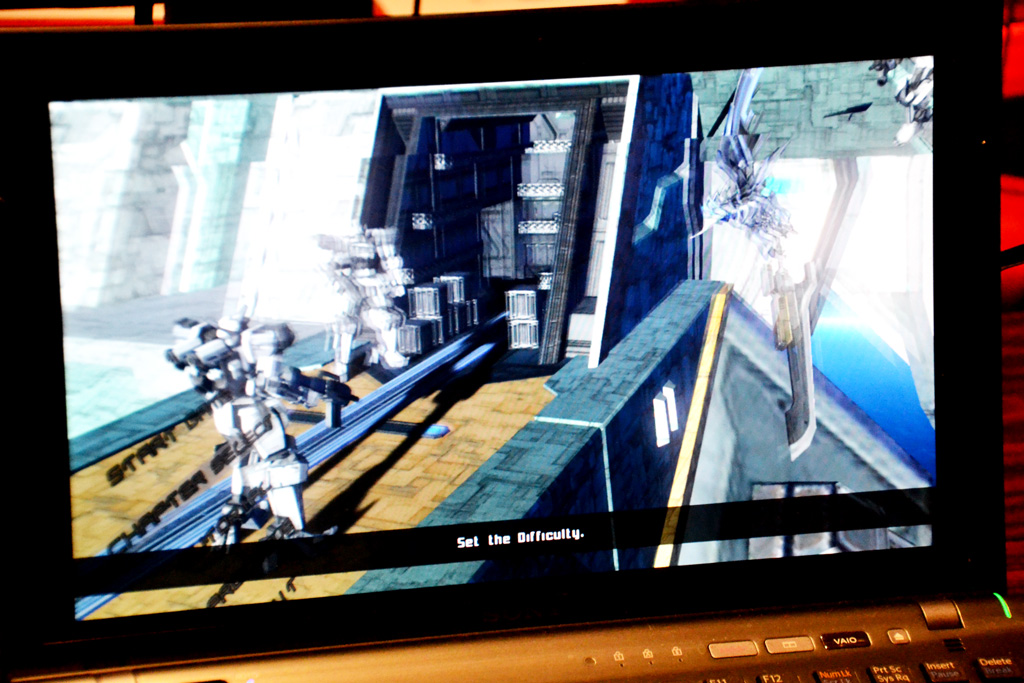 画面下に出るセリフなどが英語に翻訳されている。ゲームの見た目の美しさもあり、海外からの来場者の人気を集めていた