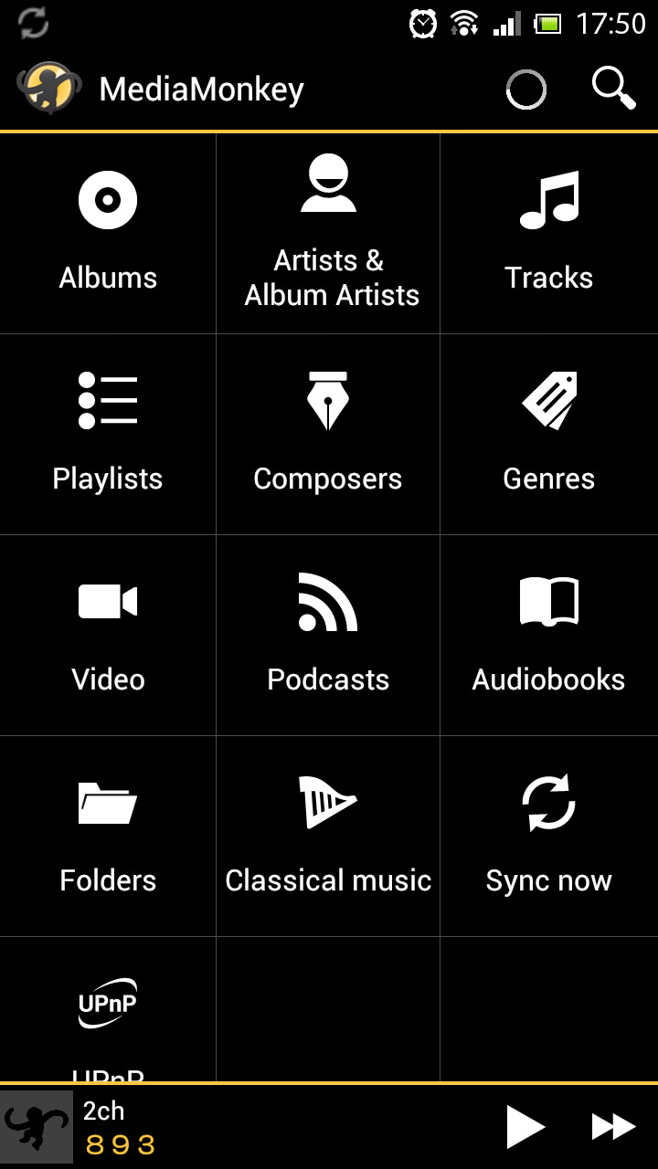 Android版の「MediaMonkey」