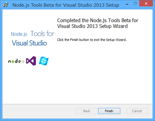 「Node.js Tools for Visual Studio」v1.0 Beta