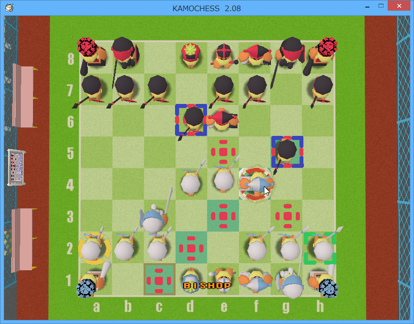 真上から見下ろした状態（［F2］キー）。［F3］キーで“ひふみんアイ”に