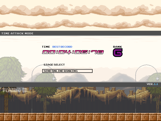 クリア後に遊べるボスラッシュステージ。オンラインランキングにも対応