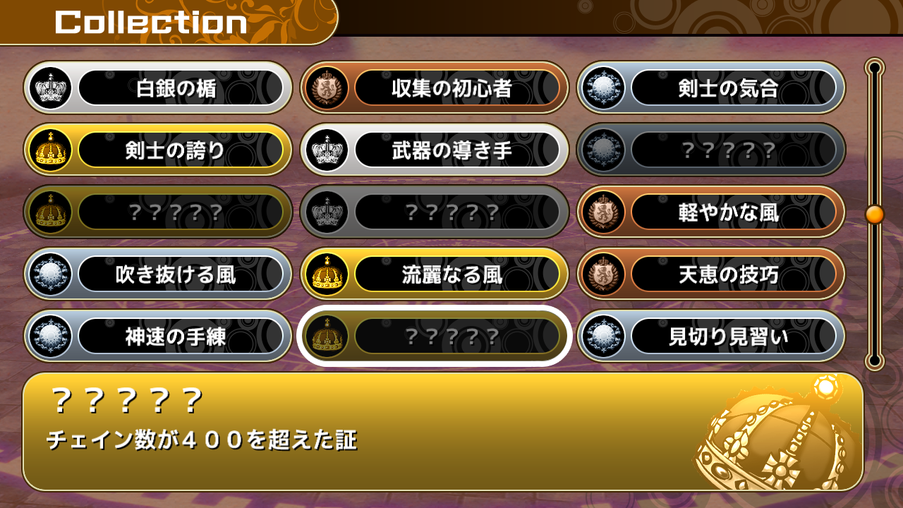 実績の要素もある。全部埋めるのはかなり大変そう