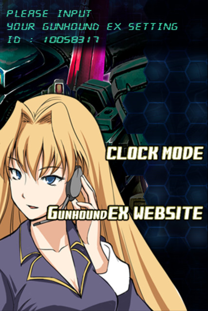 AndroidとiOS向けのアプリ「機装猟兵ガンハウンドEX CLOCK APP」。ゲームの進行に合わせて音声が出る連携機能を備える