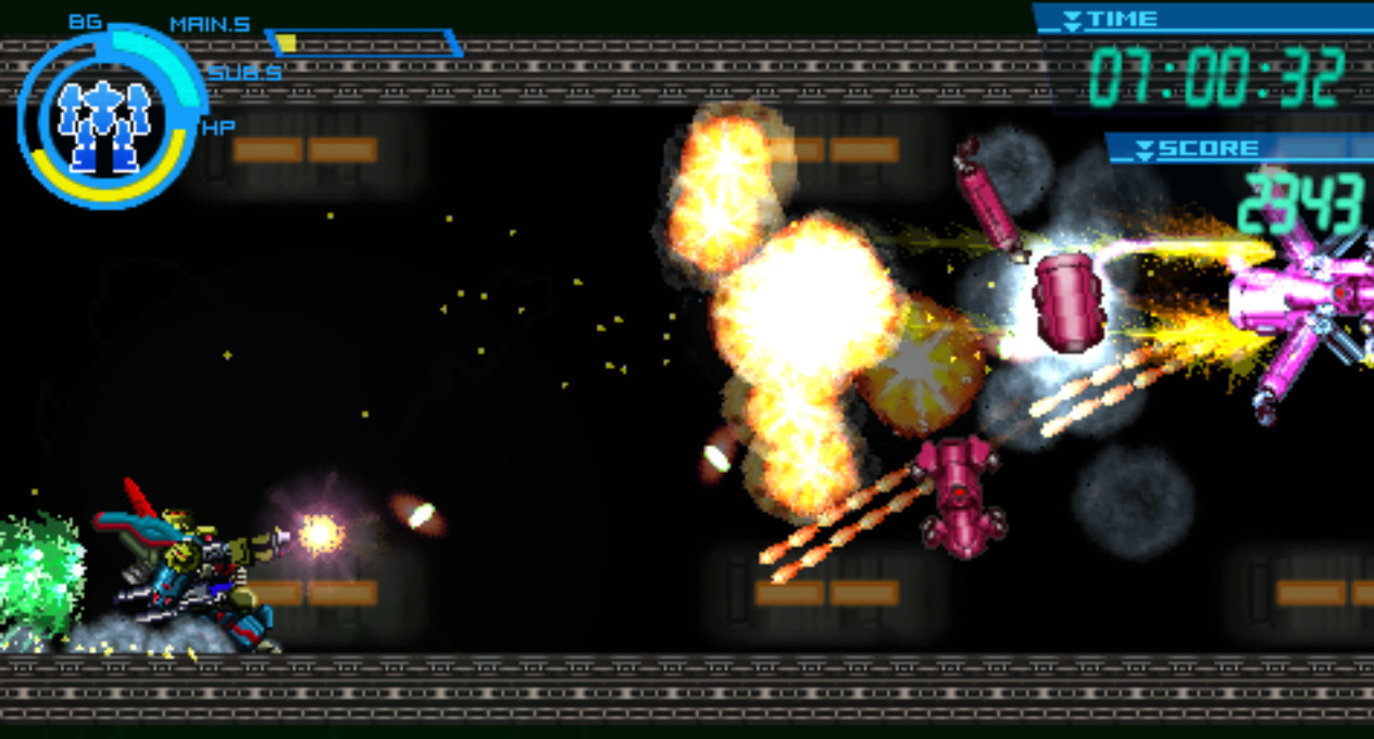 戦場を舞台とした硬派なアクションシューティング