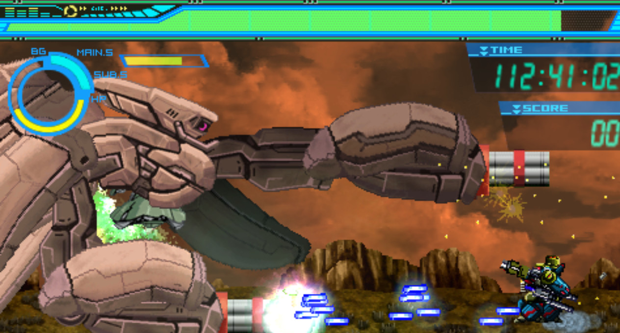 ステージの最後には大型のボスが登場