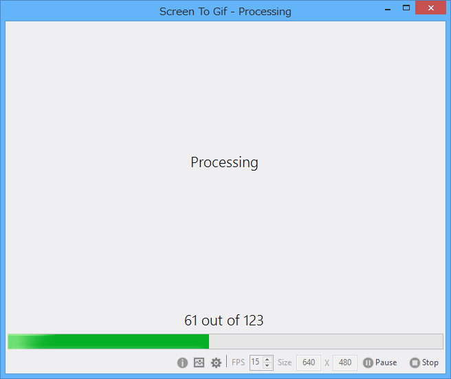 フレームを結合してアニメーションGIFファイルへ