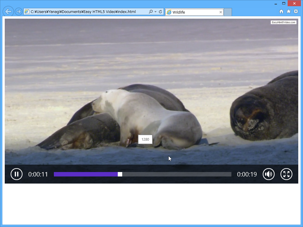 出力されたタグをブラウザーでプレビュー