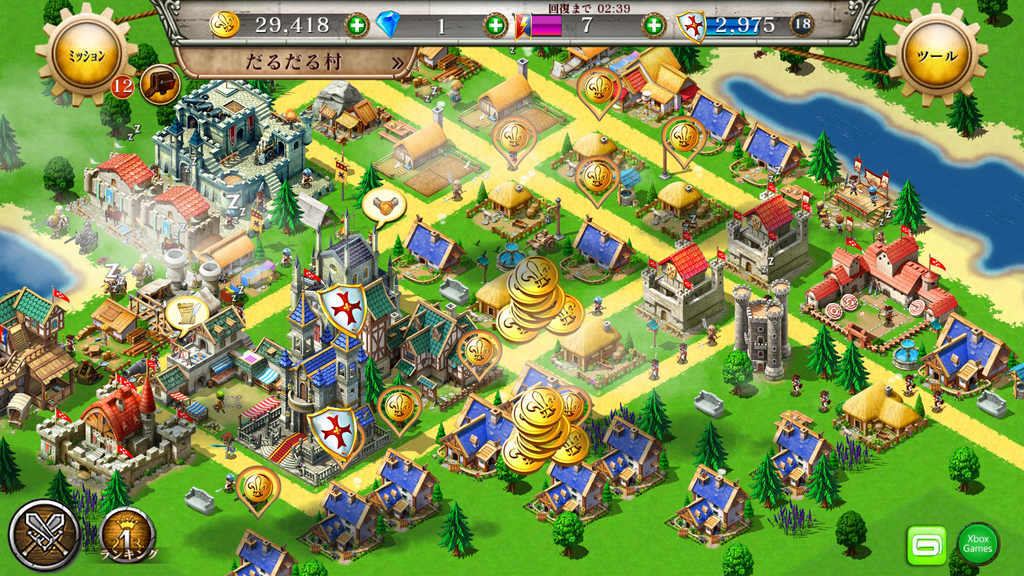 本作は“国造り”と“戦い”の二本柱