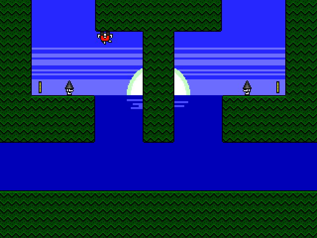 頭をどこにくっつけて、体をどこから引っ張るかがパズル要素。一見移動できそうにない場所も、磁力を使えば行けるようになっている