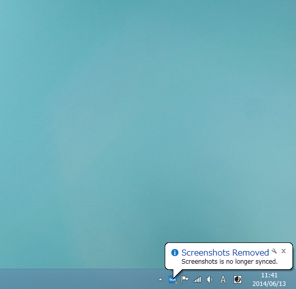 「Box Sync 4」ではローカルフォルダを削除しても、それに対応する“Box”上のリモートフォルダは削除されず、同期が解除（Unsync）されるだけ