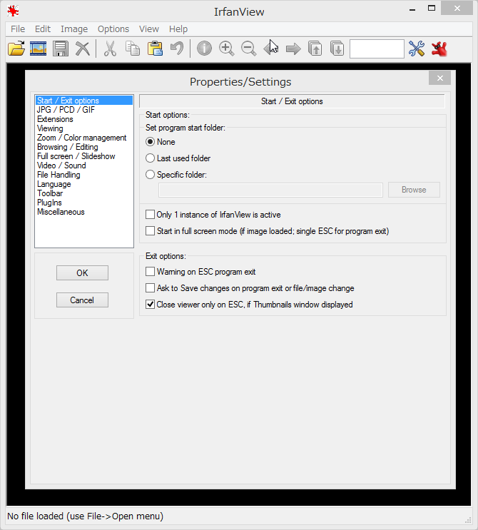「IrfanView」v4.38