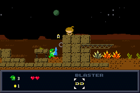 ボタンを押したままでその方向に連射し続ける