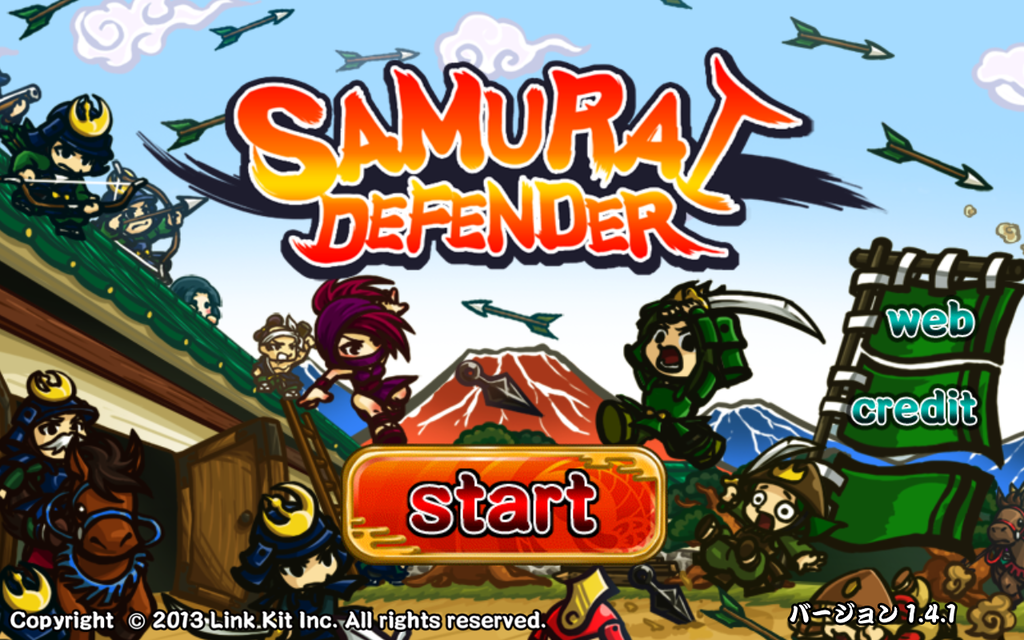 「サムライディフェンダー」v1.4.1