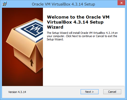 「Oracle VM VirtualBox」v4.3.14