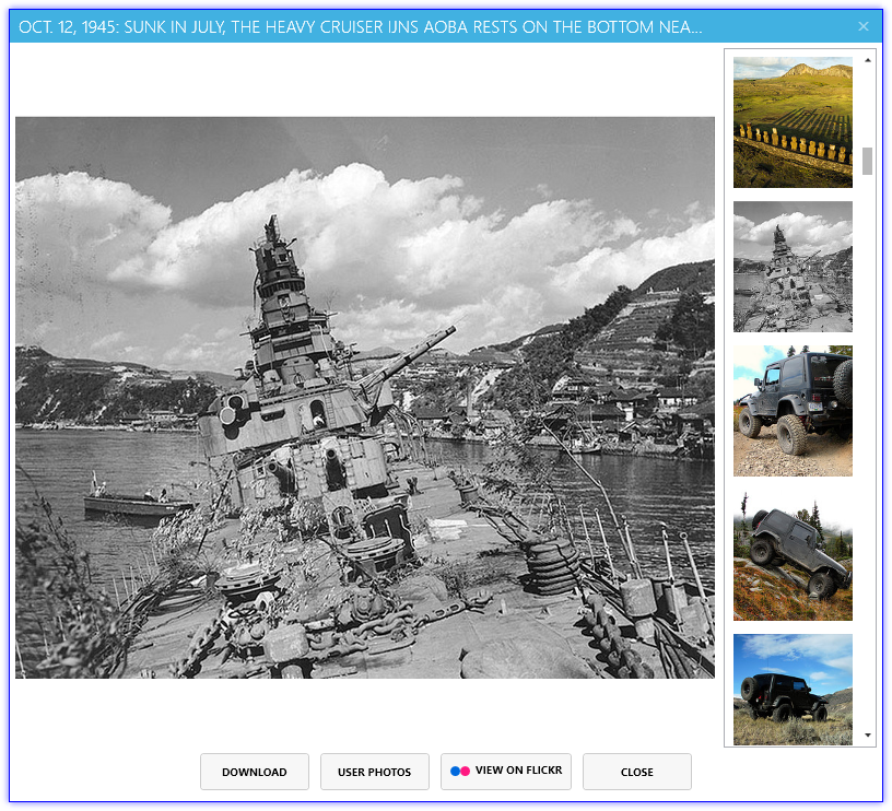 他人が公開しているコンテンツをダウンロードすることも。クリエイティブ・コモンズで公開されているコンテンツのみをフィルタリングできるのが便利