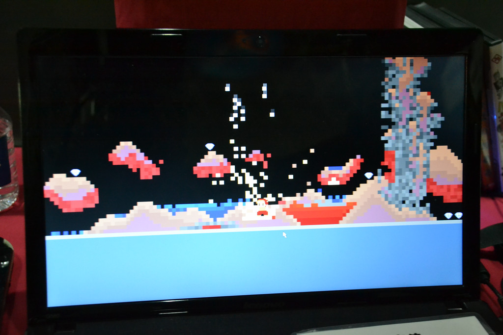 環境シミュレーションをアクションゲームと組み合わせ、ドット絵で表現するというアプローチが面白い