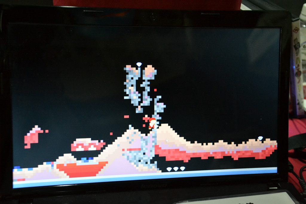 環境シミュレーションをアクションゲームと組み合わせ、ドット絵で表現するというアプローチが面白い