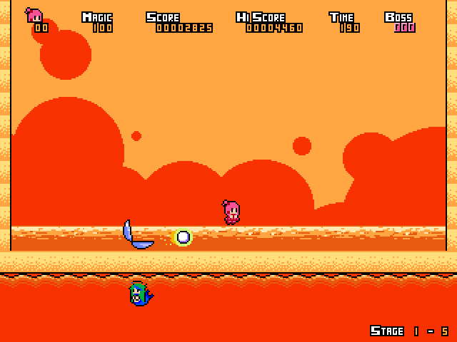 わずかな操作が成功とミスを分ける場面があちこちにある。とくにボス戦は一瞬たりとも気が抜けない