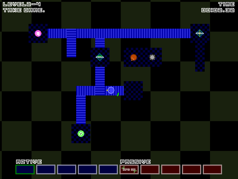 パズルの解き方を思いついたら、あとはそれを手で忠実に再現するだけ……なのだが、序盤からアクションがかなり難しい