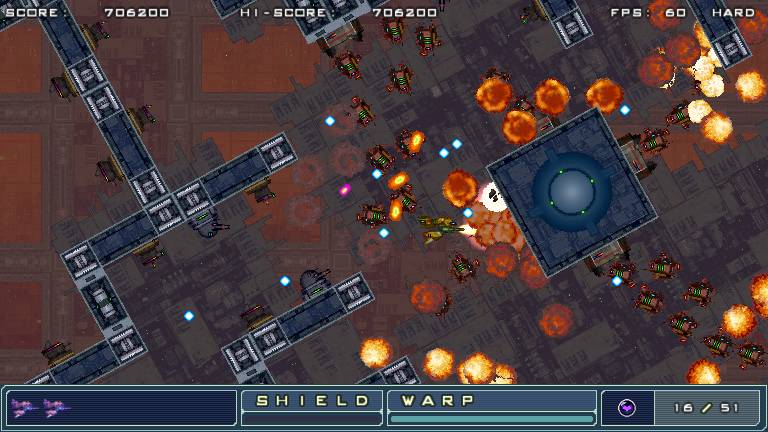 「ZANGEKI WARP」（開発中画面）