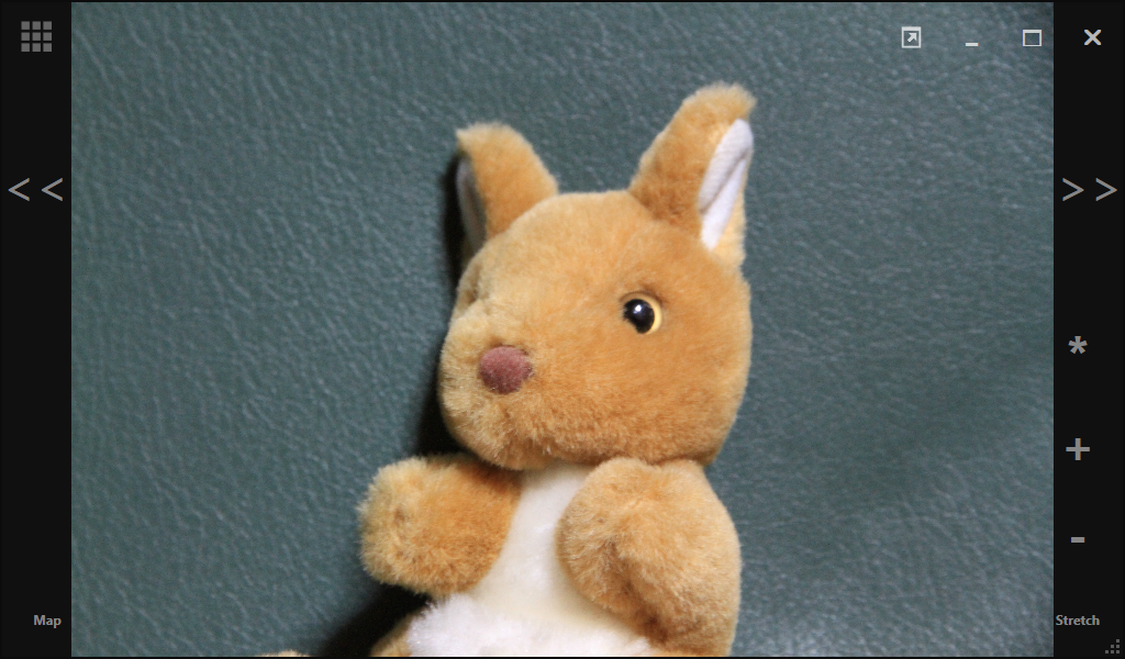 簡易な画像ビューワーとしても動作する