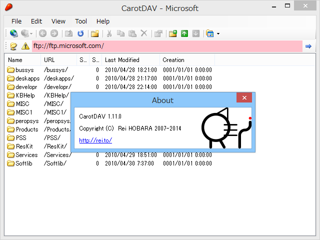 「CarotDAV」v1.11.0