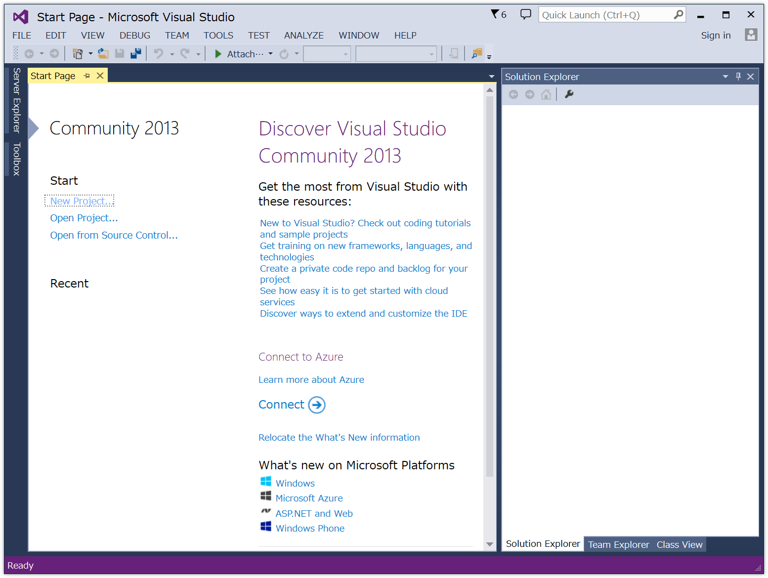 「Visual Studio Community」は「Visual Studio Professional」相当の機能を備える。“F#”や“Python”、“TypeScript”も標準でサポート