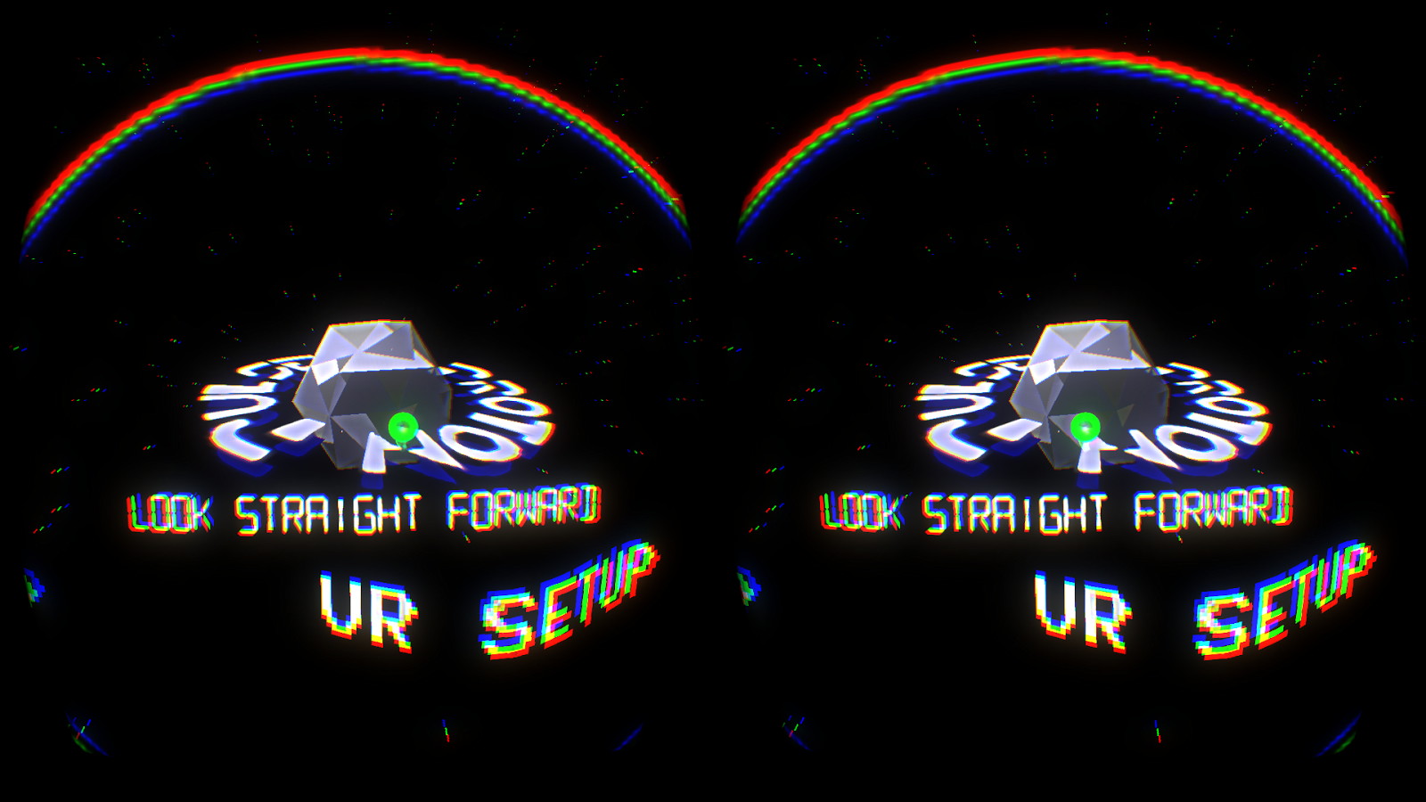 続いて視点確認。正面を向いていれば自動的に進行する