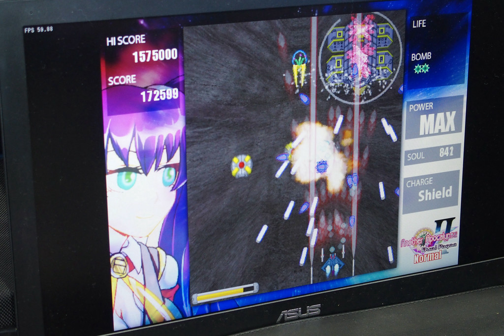 Mercenaryは侵略的コミュニケーション縦スクロールシューティング「Another ApocalypseⅡ Dual Pagan」の4面でスコアアタックを実施