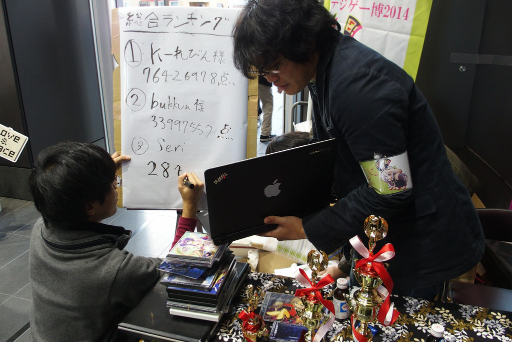 上位3名のスコア発表と賞状などの授与が行われた