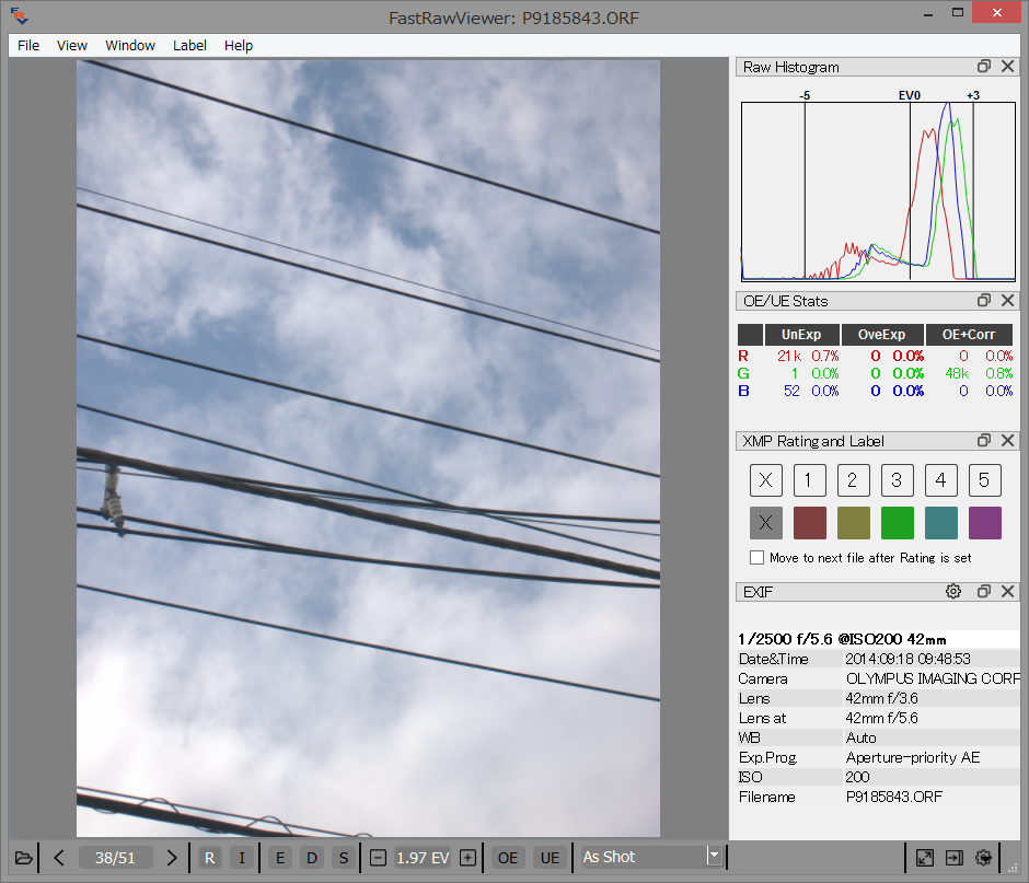 「FastRawViewer」v0.9.4 Beta