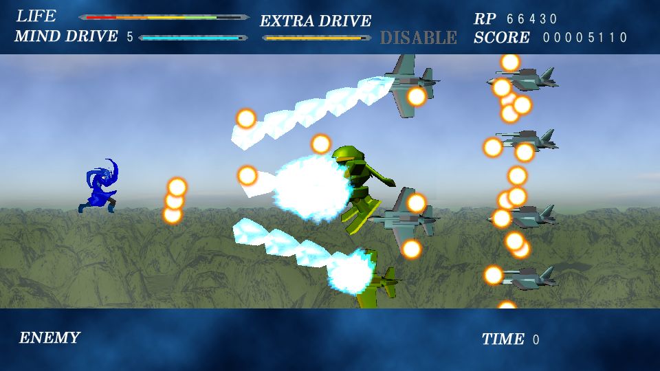 通常攻撃はボタンを押し続けるだけで別の攻撃へと続いていく