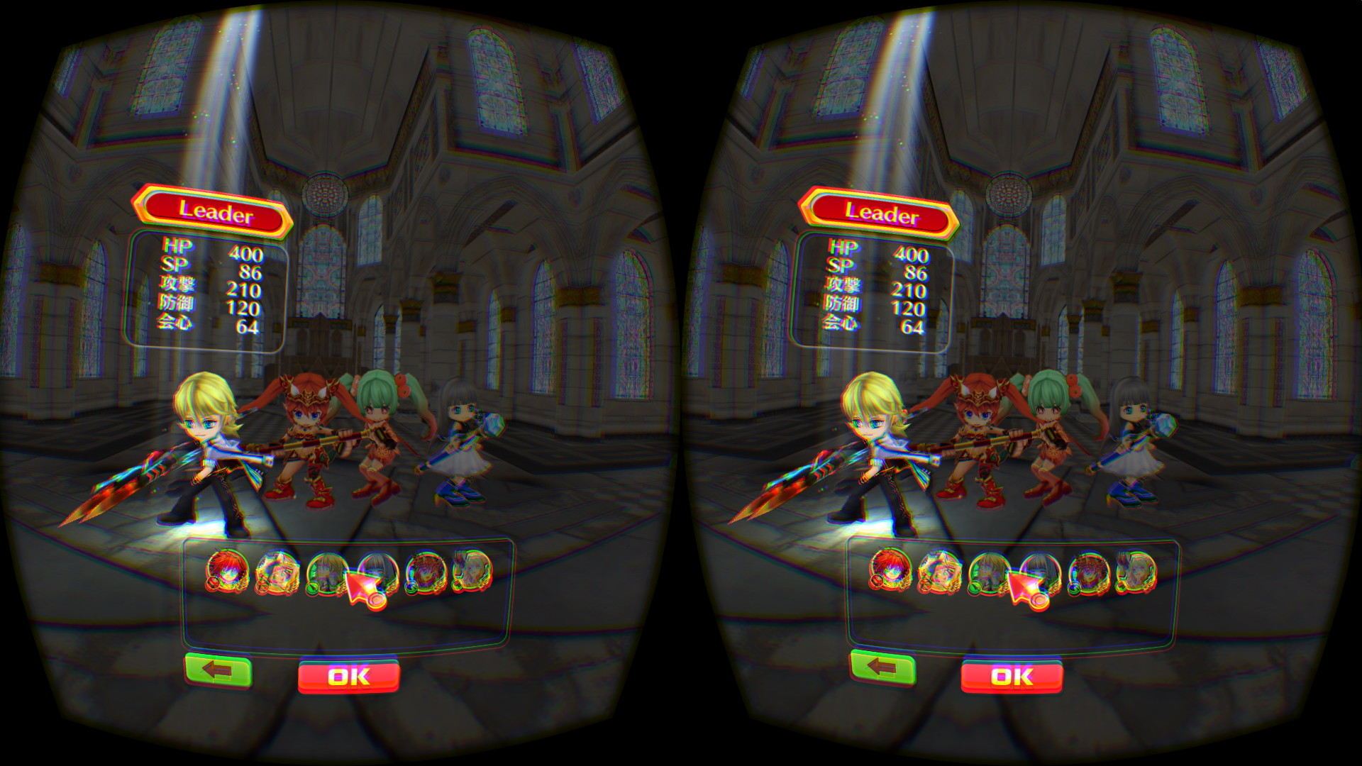 キャラクター選択画面。初期キャラの主人公をはじめ、「白猫プロジェクト」のプレイヤーにはなじみのキャラばかりではないだろうか