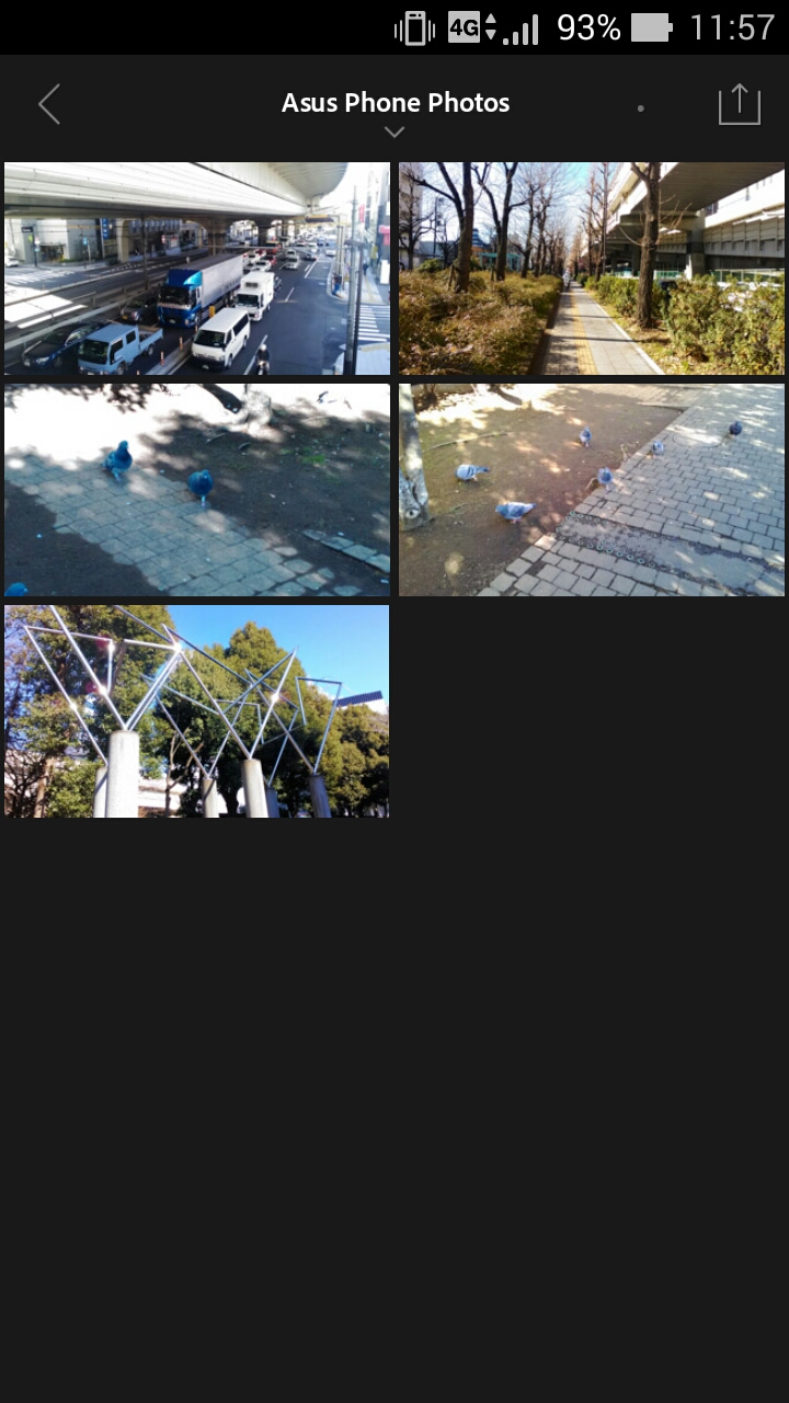 “コレクション”の画像一覧から写真を選択して補正を行える