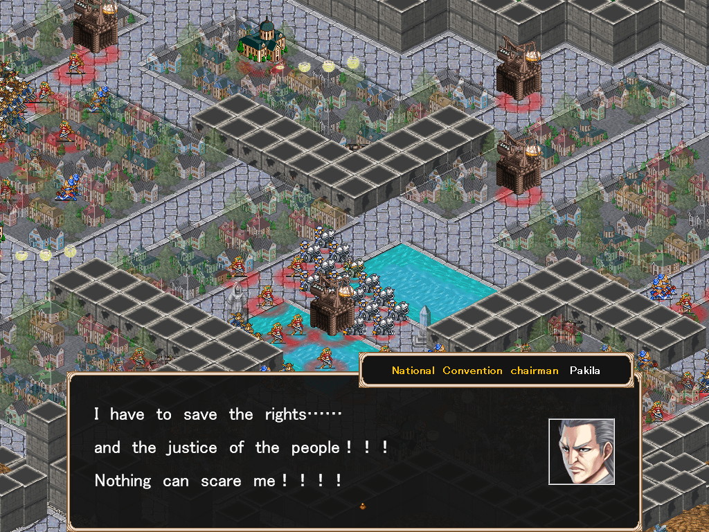 制作者の方よりサンプルを頂いた「きのこたけのこ戦争・IF」英語版の開発中スクリーンショット。ゲームのアップデート頻度も多い本作は、海外展開も含め今後が期待される