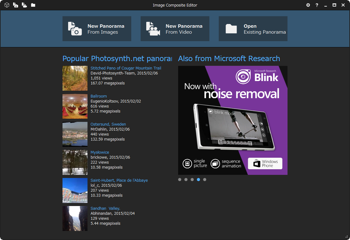 「Image Composite Editor」v2.0.2