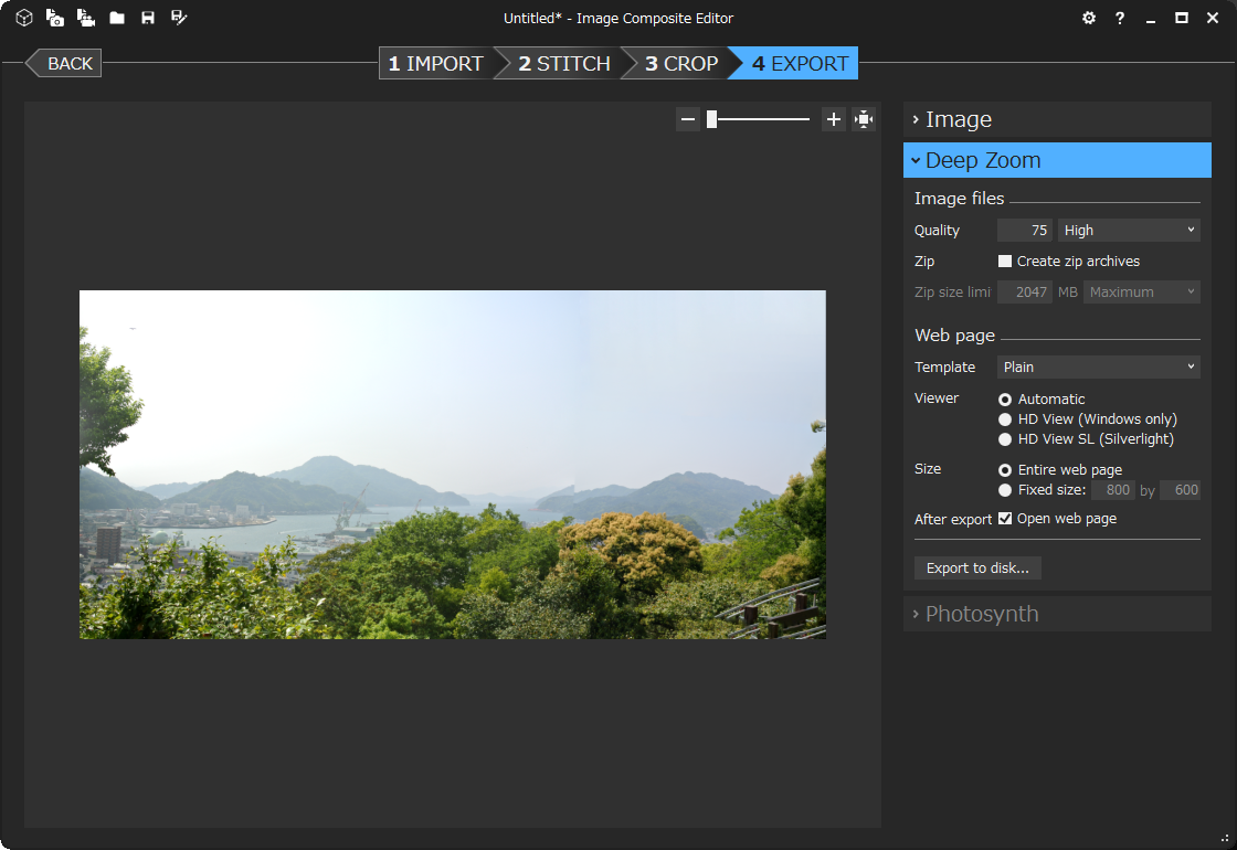 ファイルを出力する“Export”